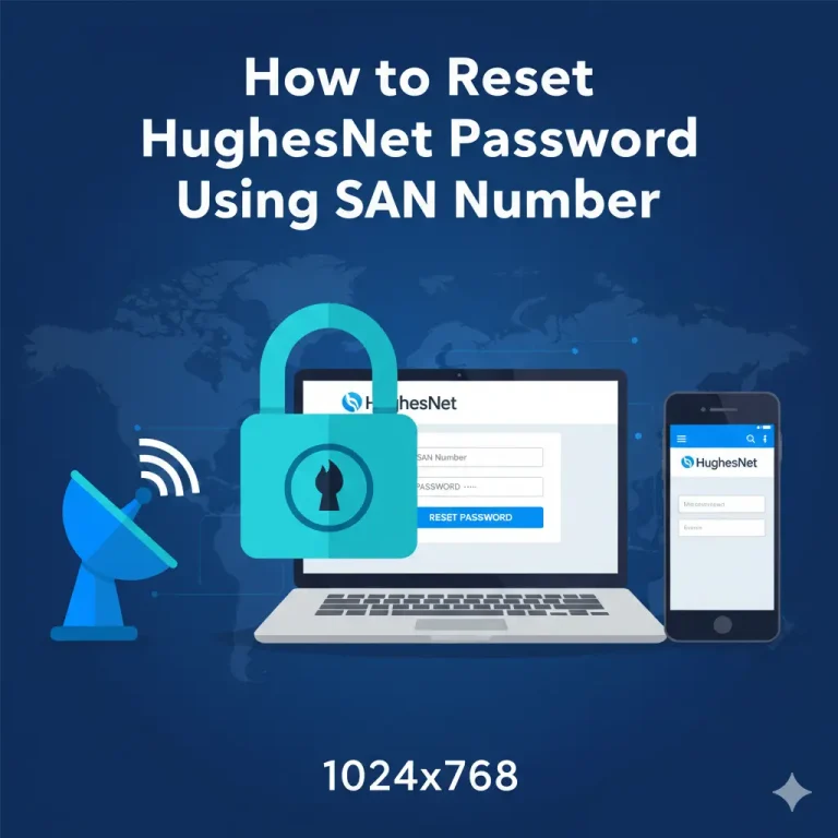 How to Reset HughesNet Password Using SAN Number