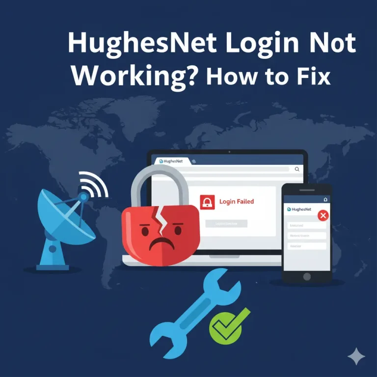 HughesNet Login Not Working? How to Fix