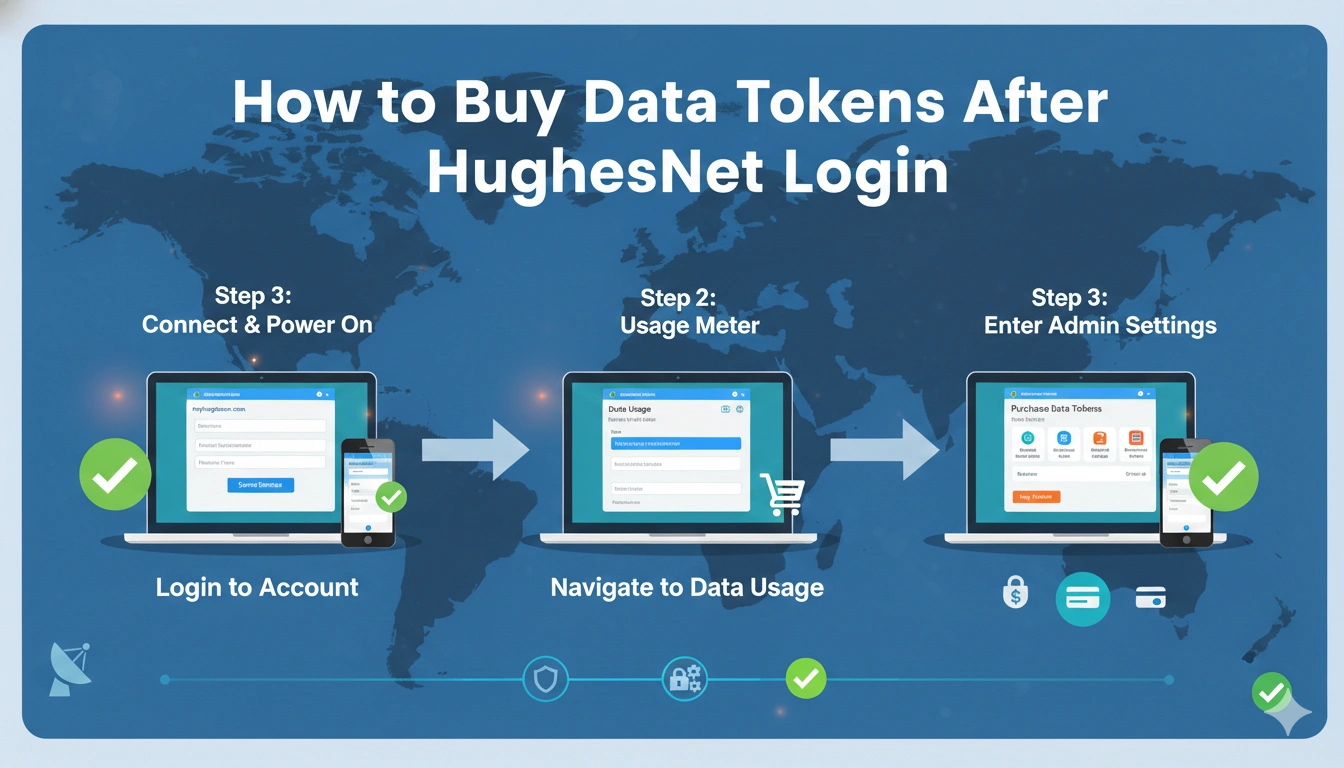 How to Buy Data Tokens After HughesNet Login