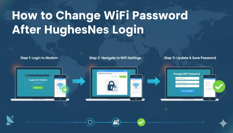 How to Change WiFi Password After HughesNet Login