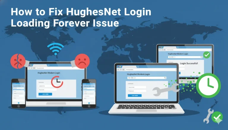 How to Fix HughesNet Login Loading Forever Issue