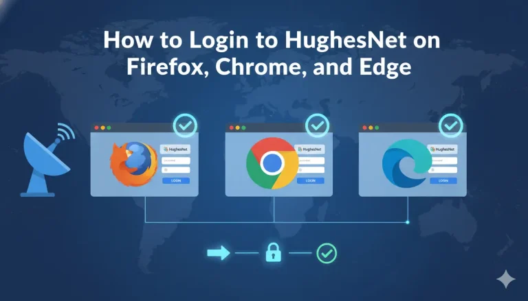 How to Login to HughesNet on Firefox, Chrome, and Edge