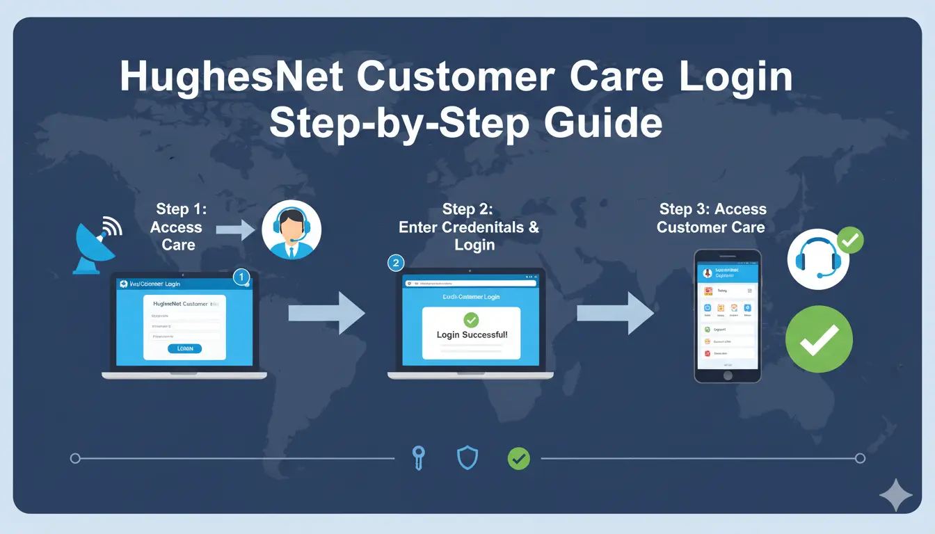 HughesNet Customer Care Login Step-by-Step Guide