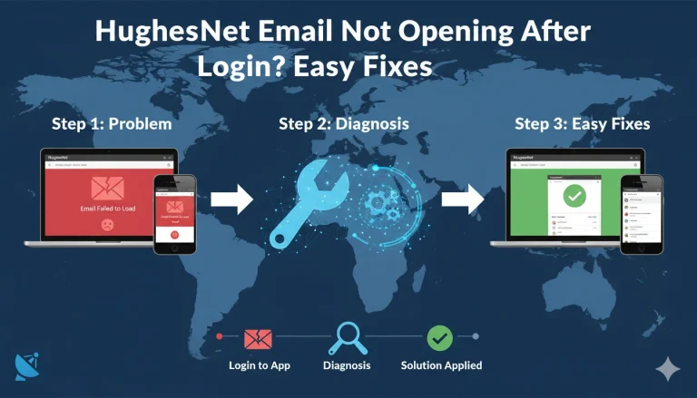 HughesNet Email Not Opening After Login