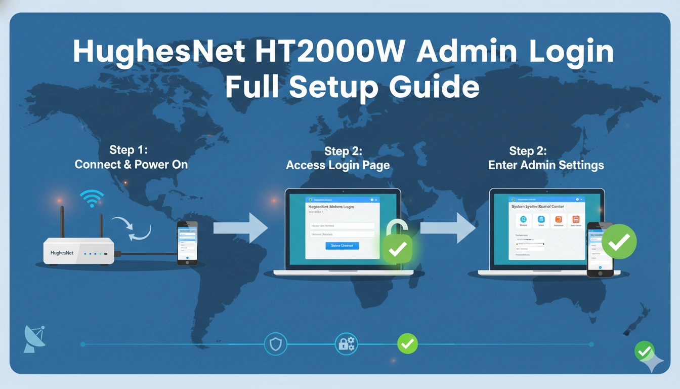 HughesNet HT2000W Admin Login Full Setup Guide