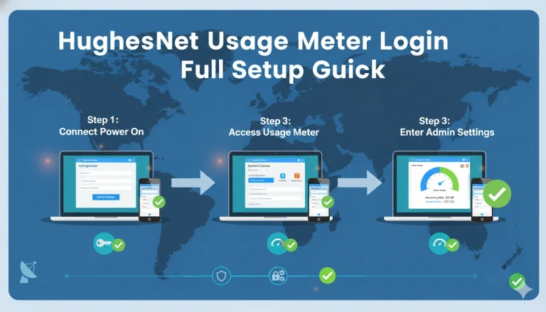 HughesNet Usage Meter Login and Data Check